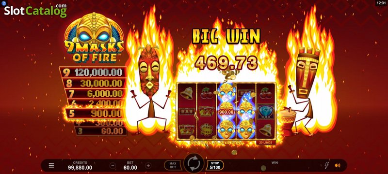 BonusHunt présente 9 Masks of Fire : un guide complet